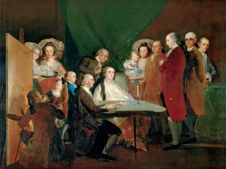 La familia del infante don Luis, Francisco de Goya