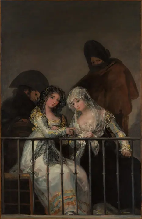 Majas en el balcón, Francisco de Goya