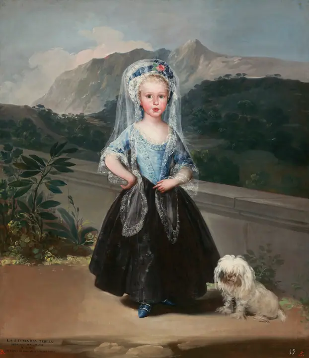 María Teresa de Borbón y Vallabriga, más tarde condesa de Chinchón, Francisco de Goya
