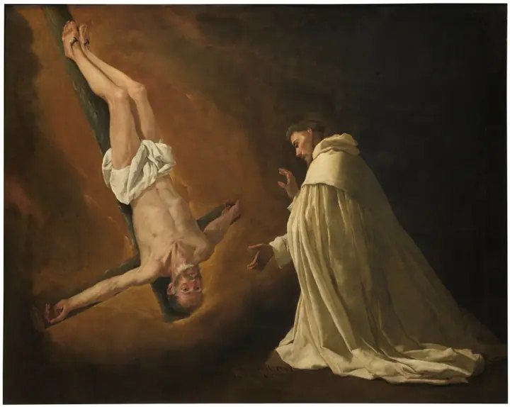 Aparición de San Pedro a San Pedro Nolasco, Francisco de Zurbarán