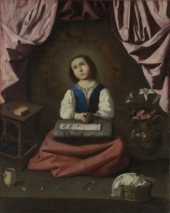 La Virgen niña, Francisco de Zurbarán