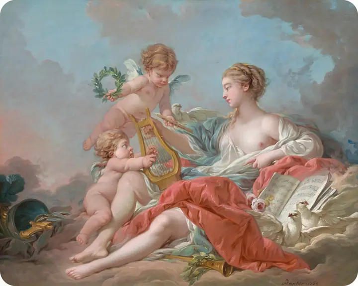 Alegoría de la música, François Boucher