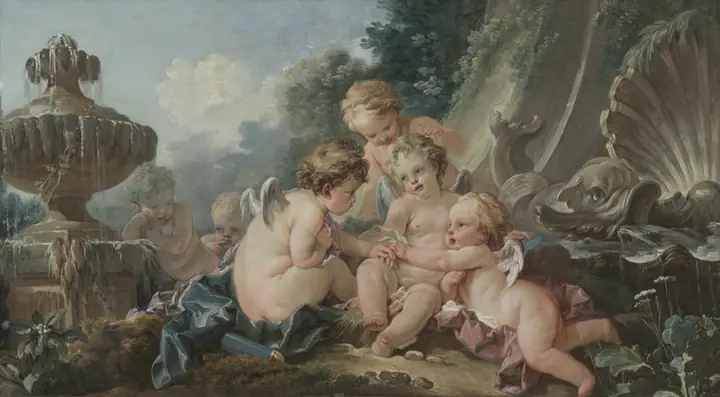 Amorcillos conspirando, François Boucher