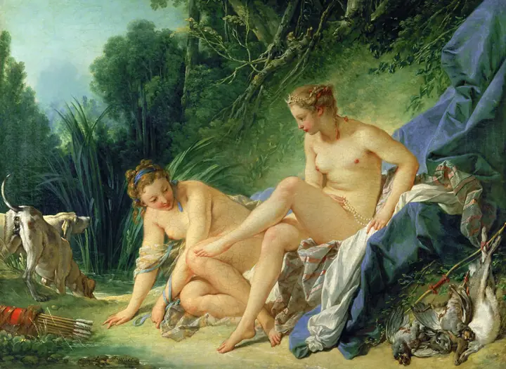 Baño de Diana, François Boucher