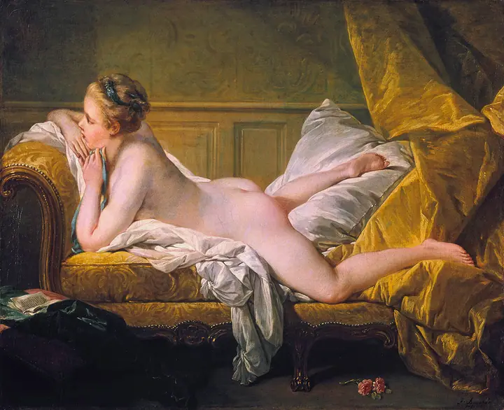 Desnudo descansando, François Boucher