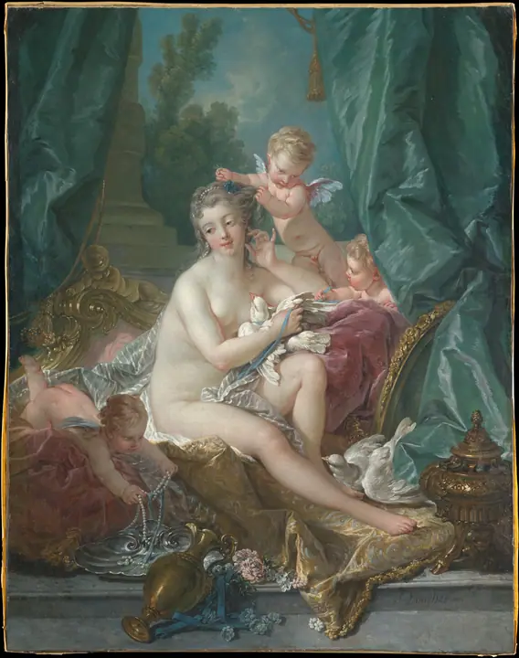 El tocador de Venus, François Boucher