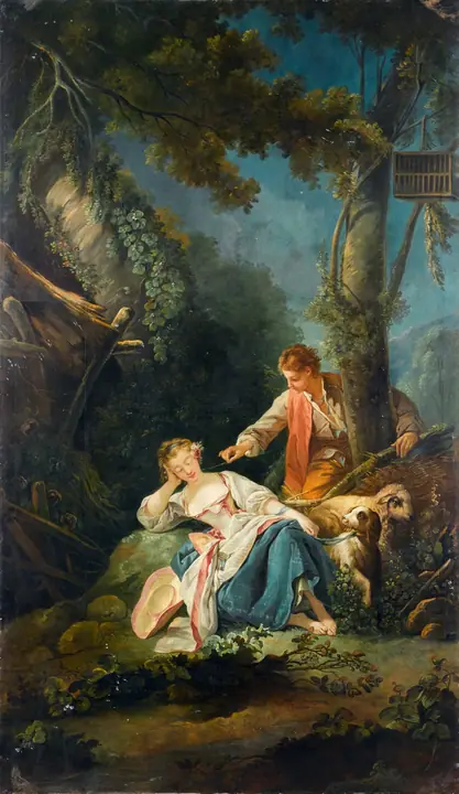 Joven dormida, François Boucher
