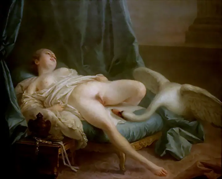 Leda y el cisne, François Boucher