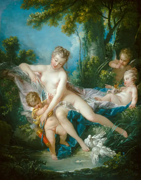 Venus consolando a Amor, François Boucher