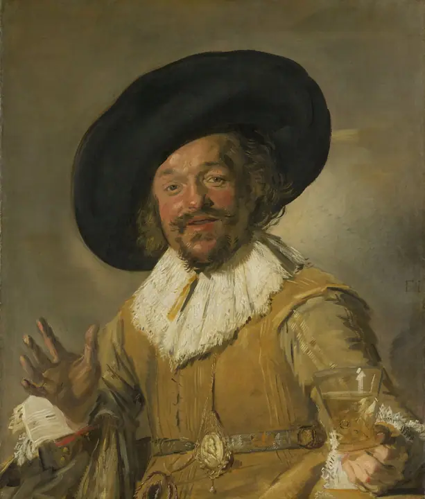 El alegre bebedor, Frans Hals