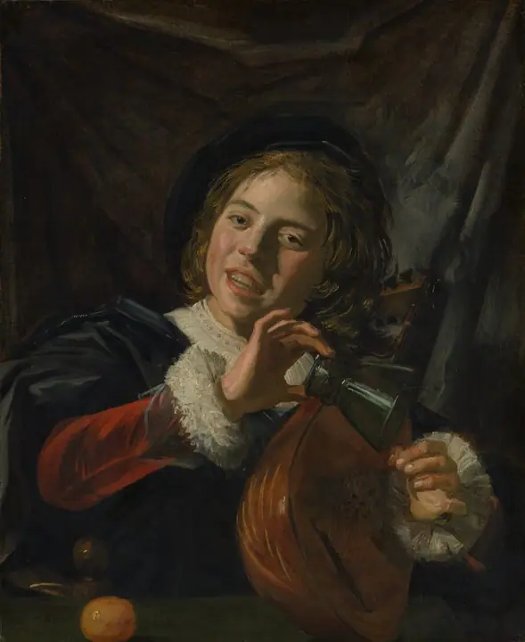 Muchacho con laúd, Frans Hals