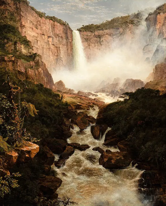 Cataratas de Tequendama (Boceto), Frederic Edwin Church