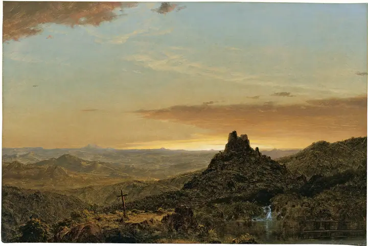 Cruz en el desierto, Frederic Edwin Church