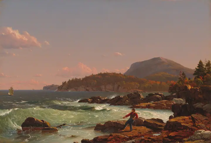Newport Mountain, Mount Desert, Frederic Edwin Church