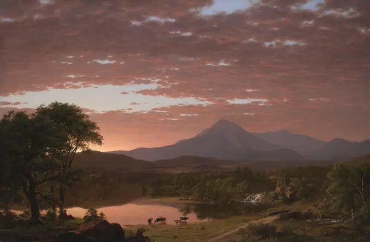 Vista del monte Katahdin, Frederic Edwin Church