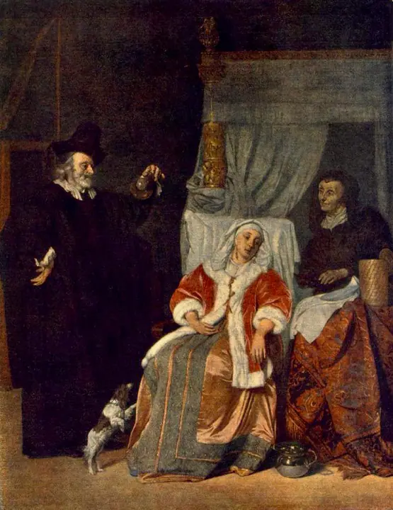 La visita del médico, Gabriel Metsu