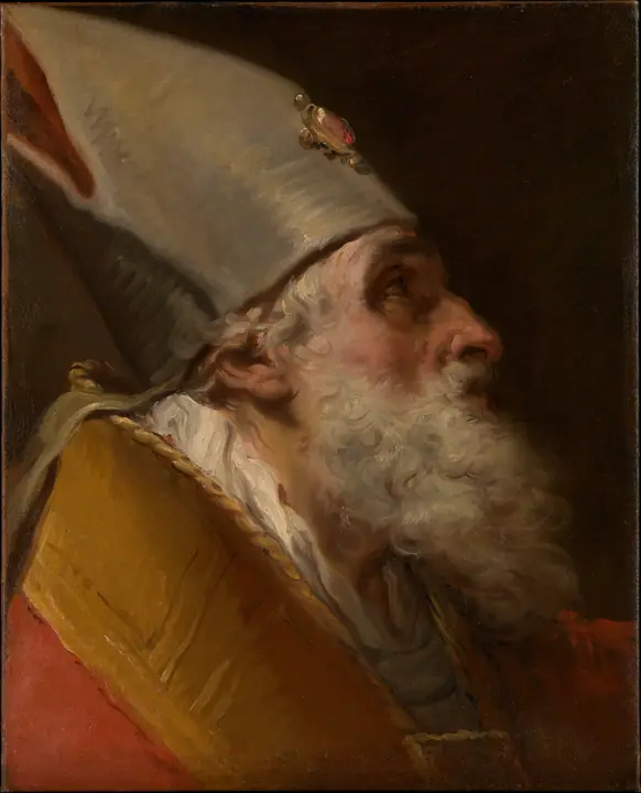 Cabeza de un obispo, Gaetano Gandolfi