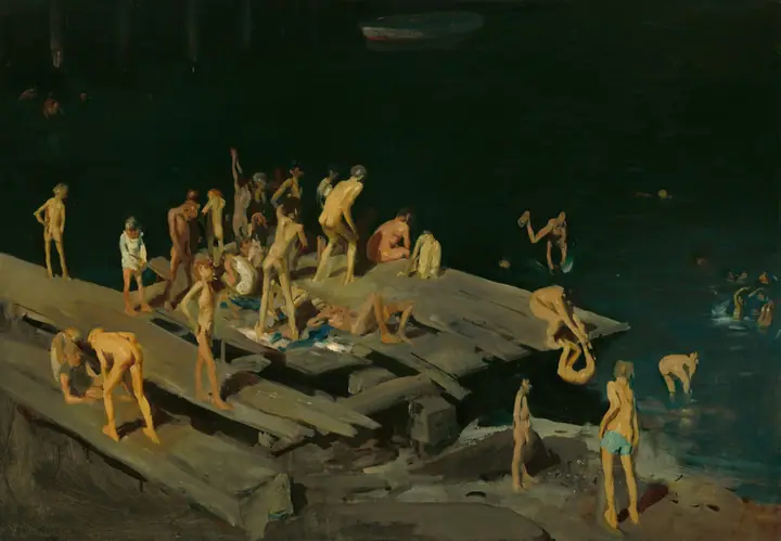 Cuarenta y dos niños, George Bellows