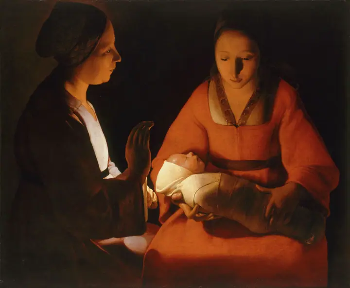 El recién nacido, Georges de La Tour