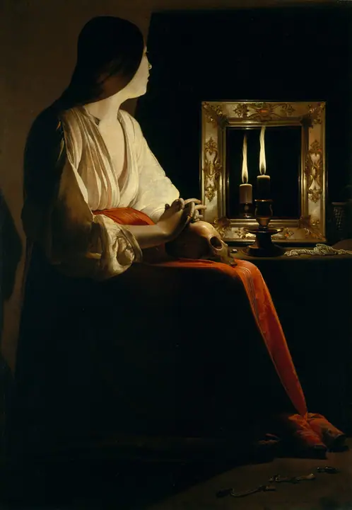 Magdalena penitente, Georges de La Tour