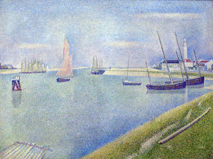 El canal de Gravelinas, Georges Seurat