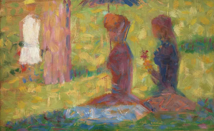 Estudio de figuras para La Grande Jatte, Georges Seurat