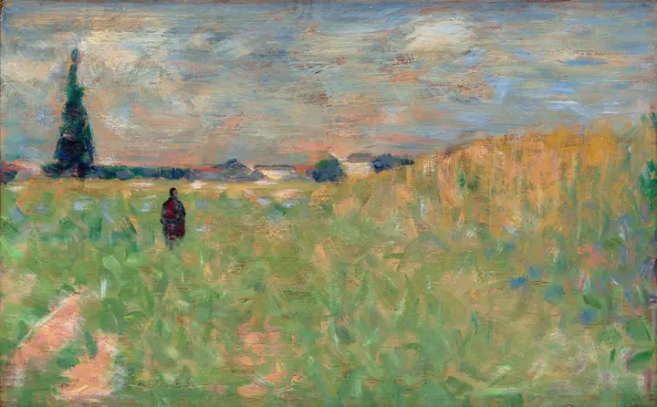Paisaje de verano, Georges Seurat
