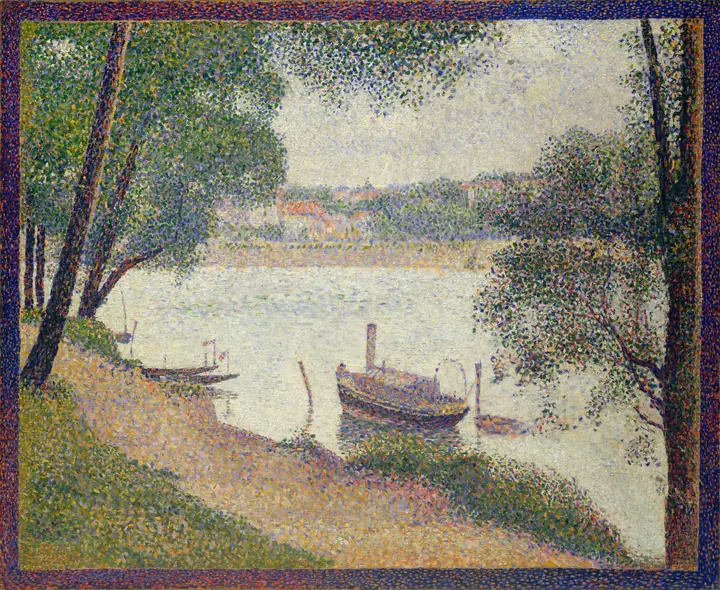 Tiempo gris, Grande Jatte, Georges Seurat
