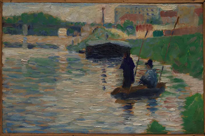 Vista del Sena, Georges Seurat