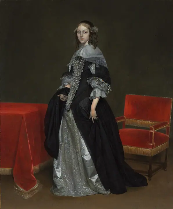 Retrato de una mujer, Gerard ter Borch