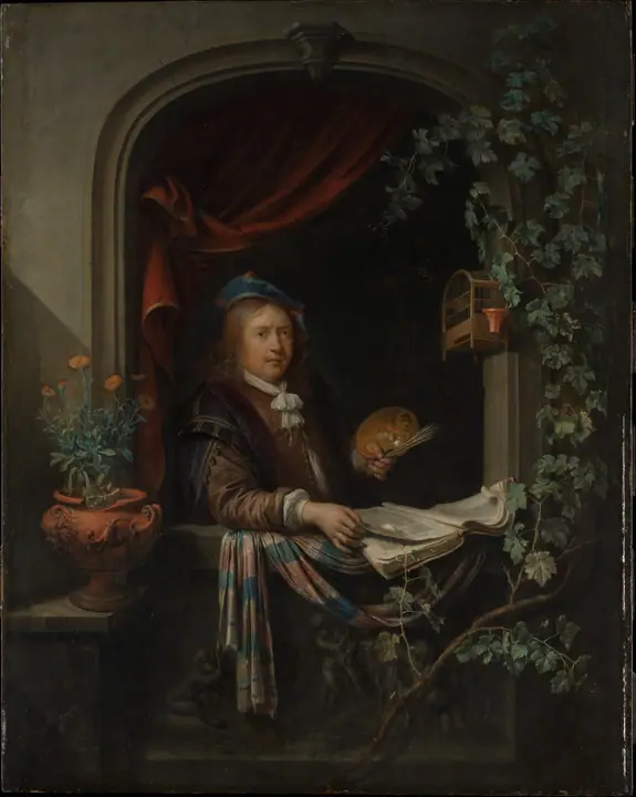 Autorretrato, Gerrit Dou