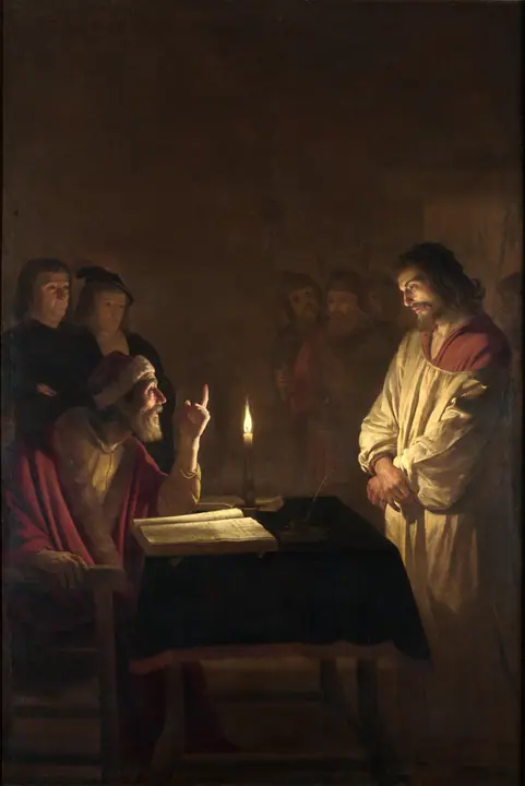 Cristo ante el sumo sacerdote, Gerrit van Honthorst