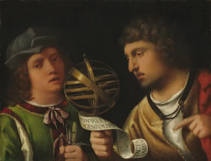 Giovanni Borgherini y su tutor, Giorgione