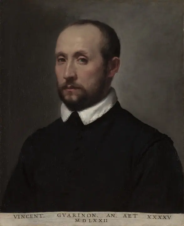 Retrato de Vincenzo Guarignoni, Giovanni Battista Moroni