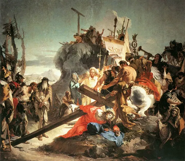Cristo llevando la cruz, Giovanni Battista Tiepolo