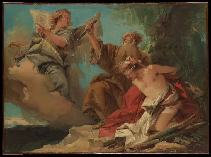 El sacrificio de Isaac, Giovanni Battista Tiepolo