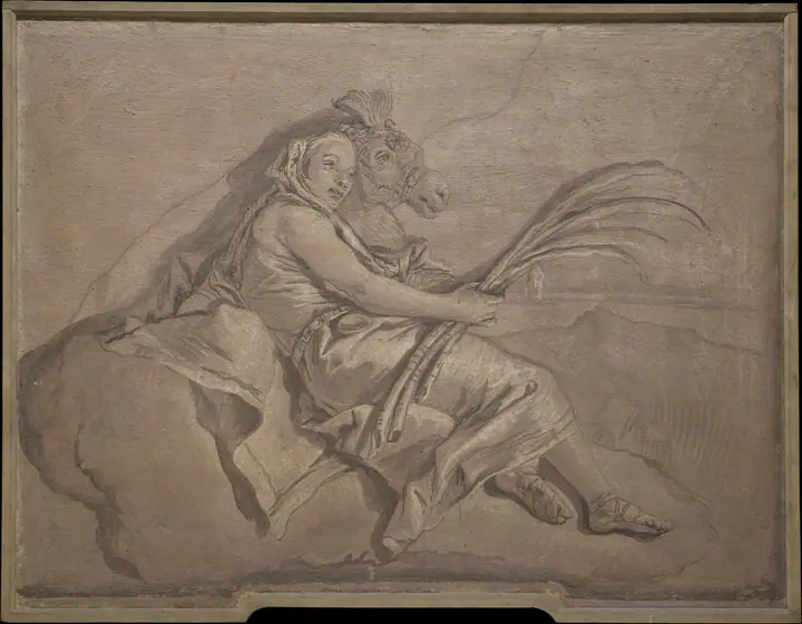 Figura alegórica que representa Asia, Giovanni Battista Tiepolo
