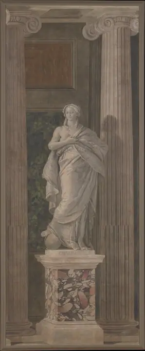 Figura alegórica que representa la Gramática, Giovanni Battista Tiepolo