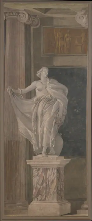 Figura alegórica que representa la Metafísica, Giovanni Battista Tiepolo