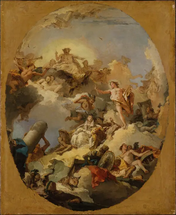 La apoteosis de la monarquía española, Giovanni Battista Tiepolo