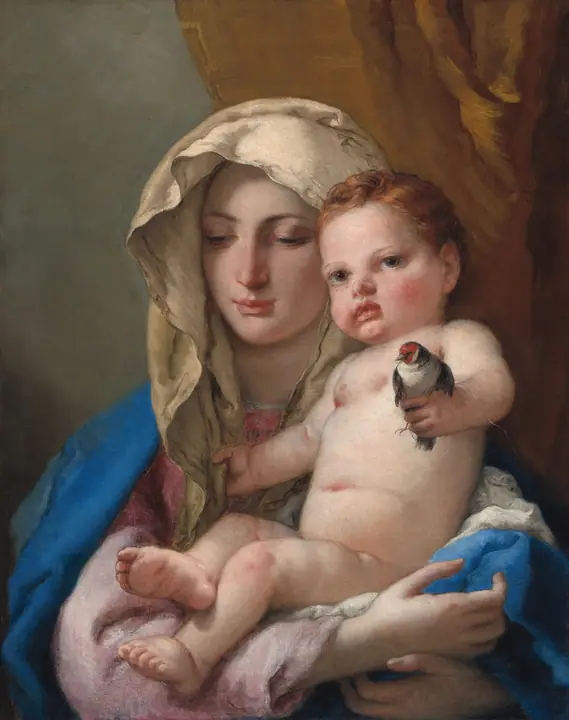 La Virgen del jilguero, Giovanni Battista Tiepolo