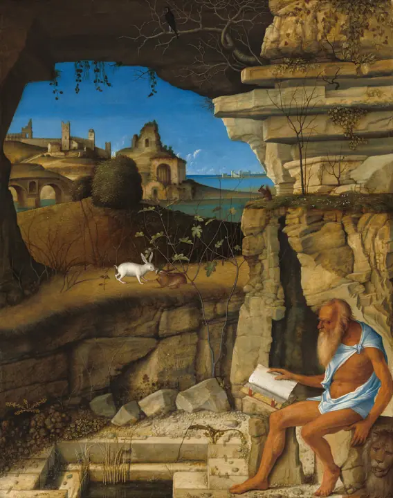 San Jerónimo leyendo, Giovanni Bellini