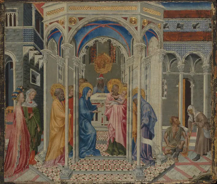 La Presentación de Cristo en el Templo, Giovanni di Paolo