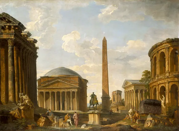 Capriccio romano, Giovanni Paolo Panini