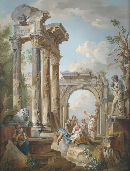 La predicación de un apóstol, Giovanni Paolo Panini