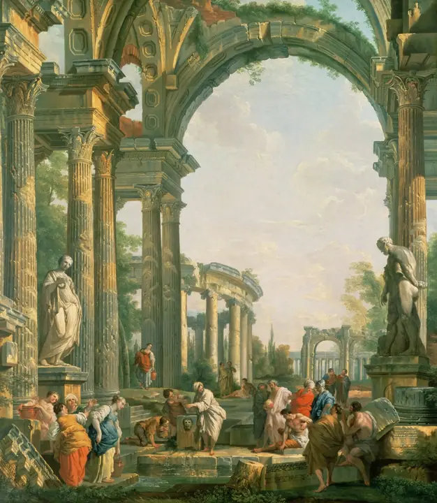 Ruinas clásicas, Giovanni Paolo Panini