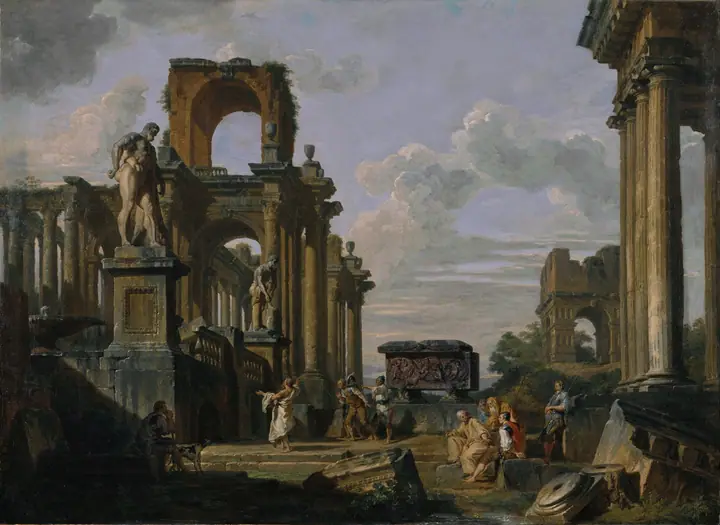 Ruinas del foro, Giovanni Paolo Panini