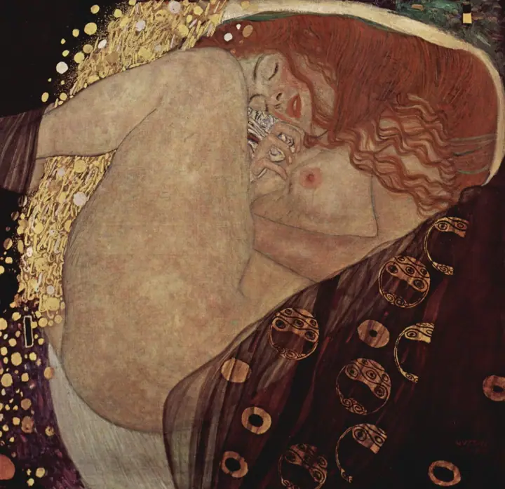 Dánae, Gustav Klimt