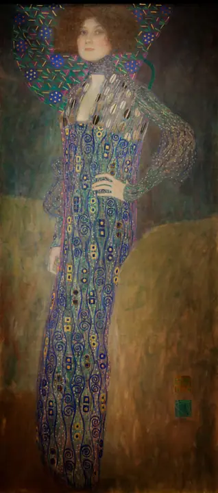 Retrato de Emilie Flöge, Gustav Klimt