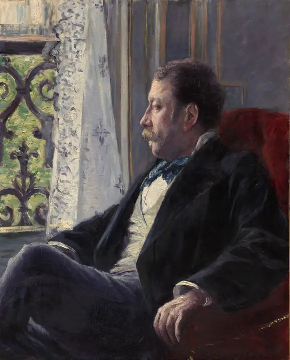 Retrato de un hombre, Gustave Caillebotte